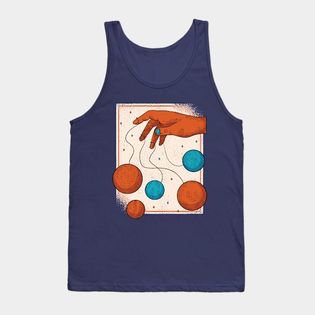 Planet Puppets Design Tank Top by LR_Collections